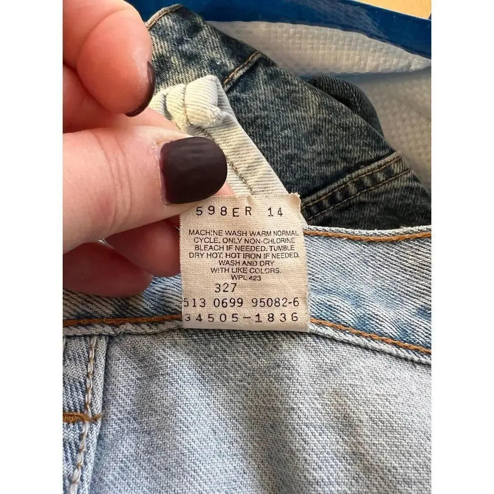 Levi’s 505 Denim Light Wash Jean Shorts Size 36 Cotton Regular Fit Men’s